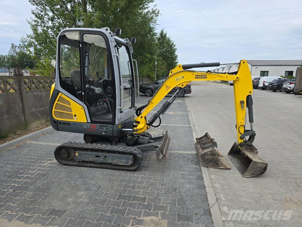 Wacker Neuson ET18 Mini ekskavatörler, 7 tona dek