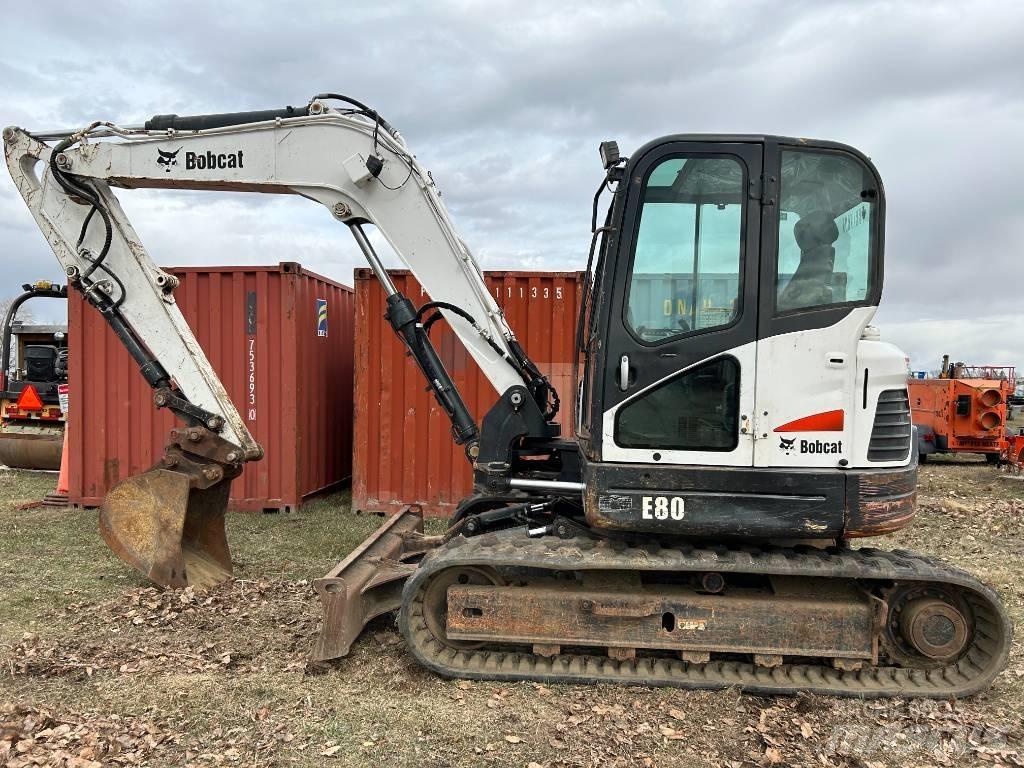 Bobcat E 80 Paletli ekskavatörler