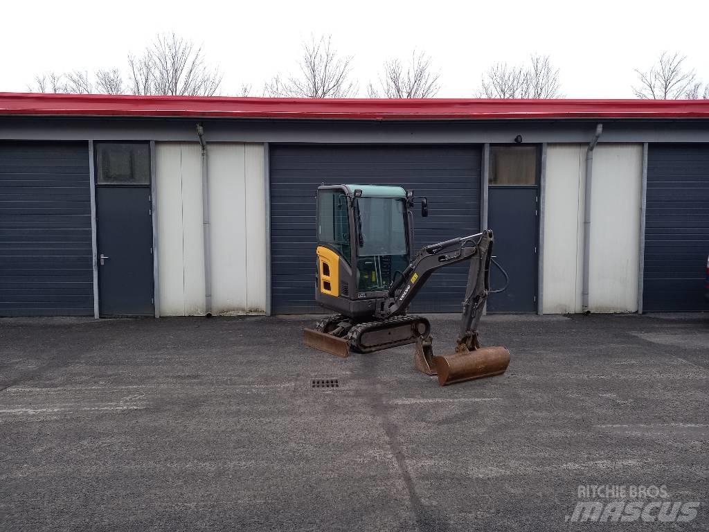 Volvo EC 15 Mini ekskavatörler, 7 tona dek