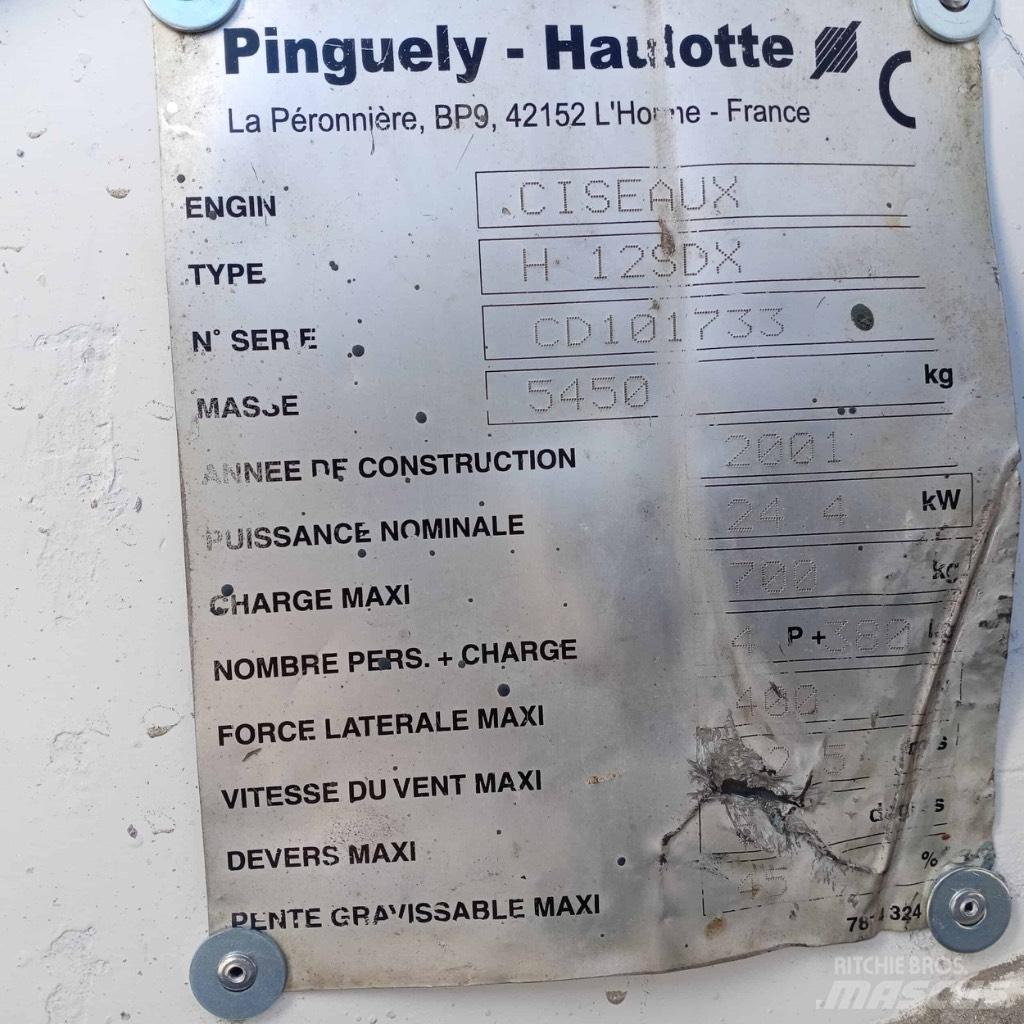 Haulotte H 12 SDX Makasli platformlar
