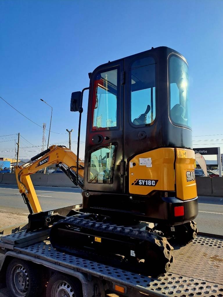 Sany SY 18 C Mini ekskavatörler, 7 tona dek