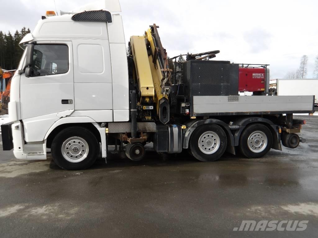 Volvo FH 13 6x2 Araç üzeri vinçler