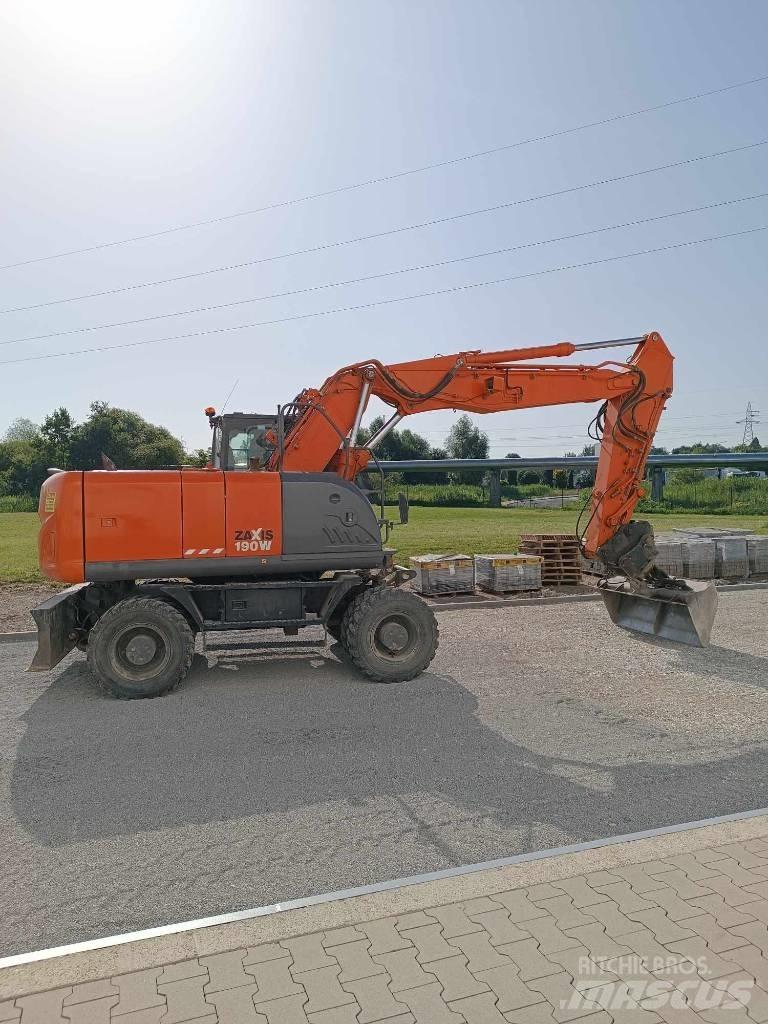 Hitachi ZX 190 W-3 Lastik tekerli ekskavatörler