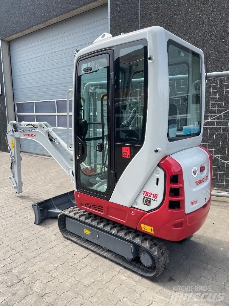 Takeuchi TB216 Mini ekskavatörler, 7 tona dek