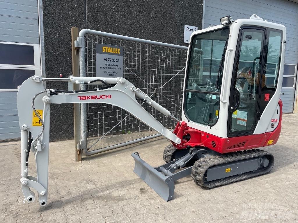 Takeuchi TB216 Mini ekskavatörler, 7 tona dek