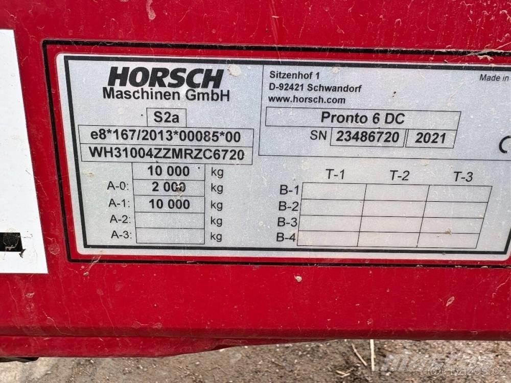 Horsch Pronto 6 DC Kombine hububat mibzerleri