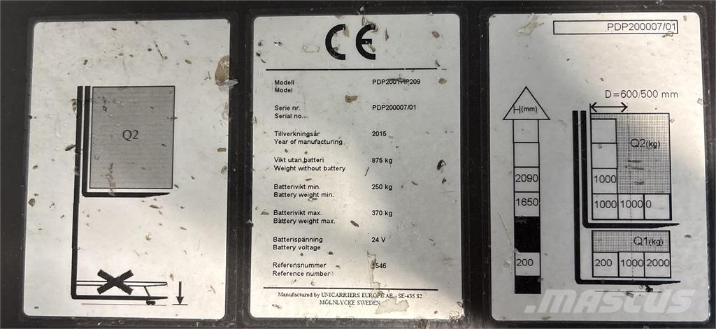 Atlet PDP200 Akülü depo ekipmanları