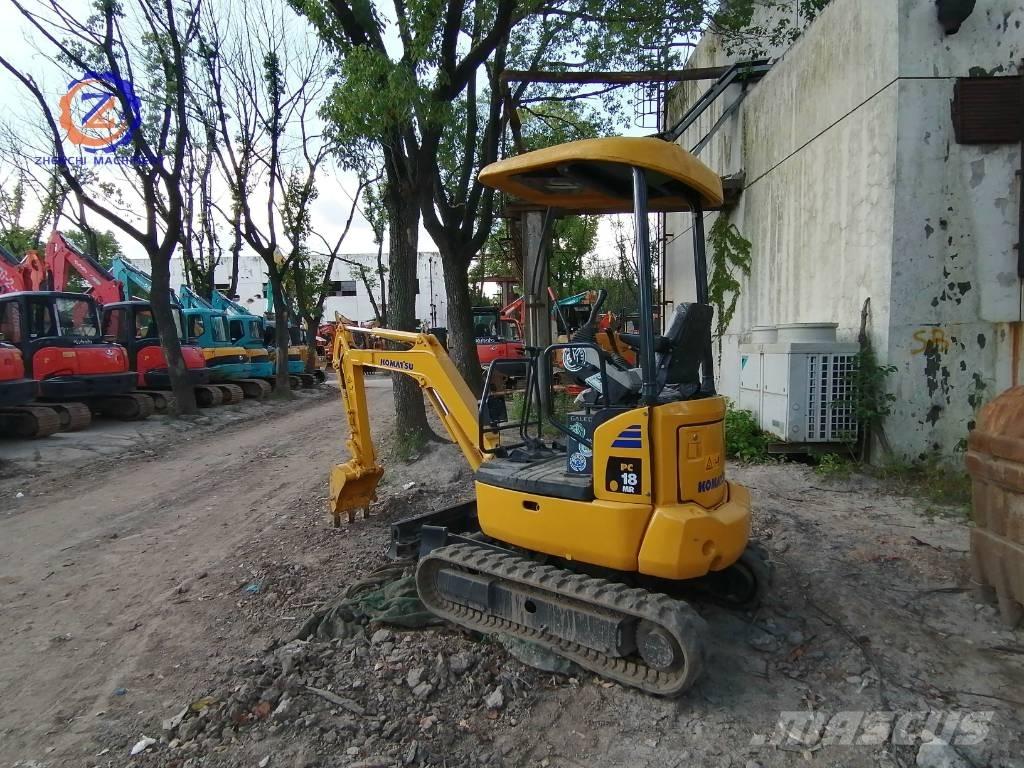 Komatsu PC 18 MR-2 Mini ekskavatörler, 7 tona dek