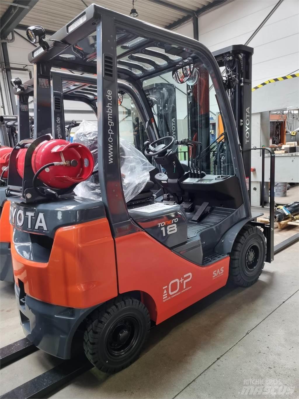 Toyota 02-8FGF18 LPG'li forkliftler