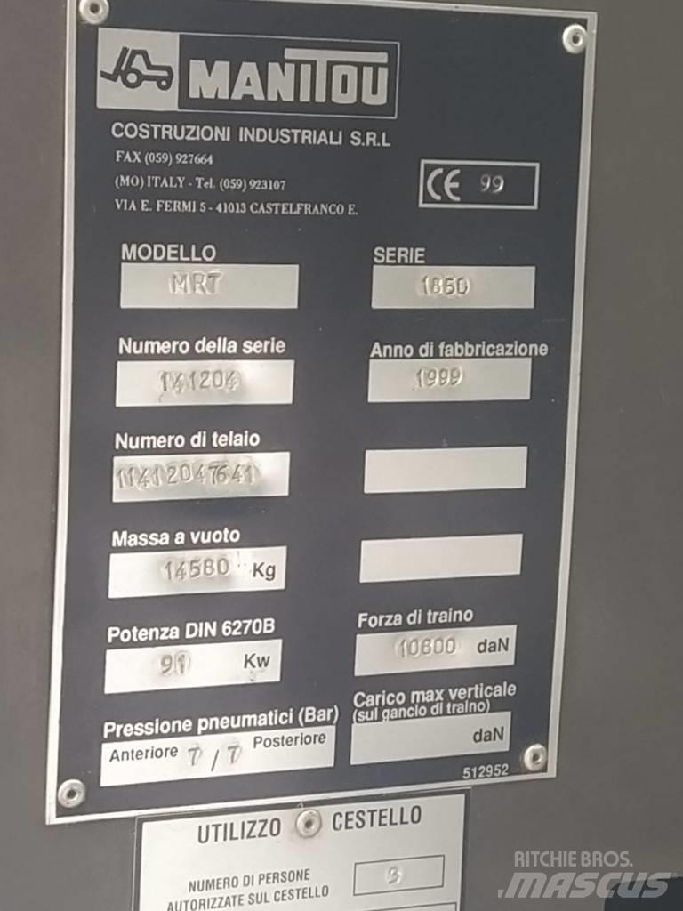 Manitou MRT 1850 Teleskopik yükleyiciler