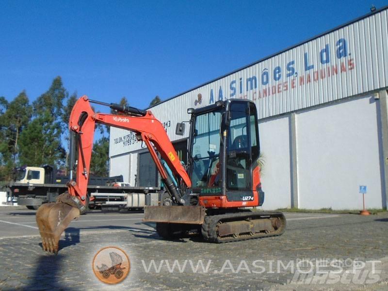 Kubota U 27-4 Mini ekskavatörler, 7 tona dek