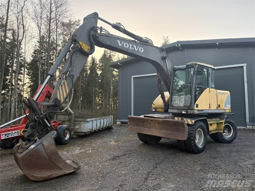 Volvo EW140 Lastik tekerli ekskavatörler
