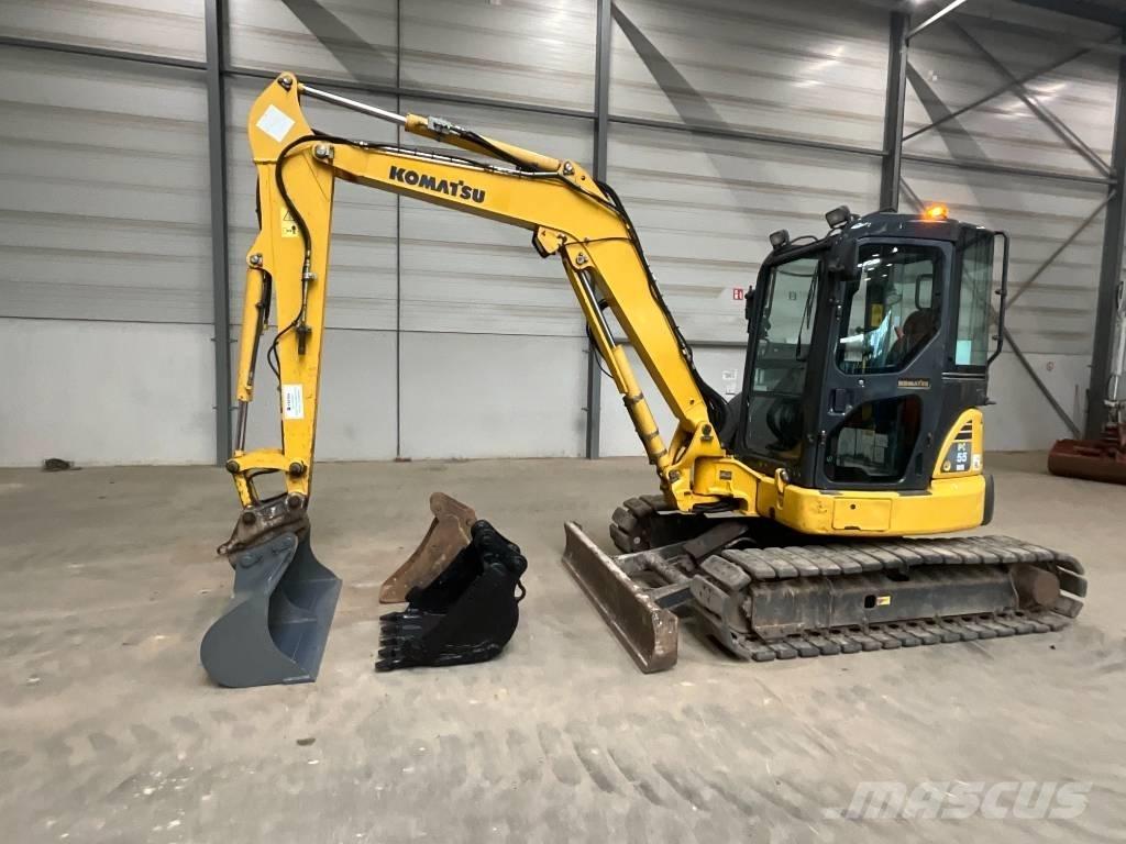 Komatsu PC 55 MR-3 Mini ekskavatörler, 7 tona dek