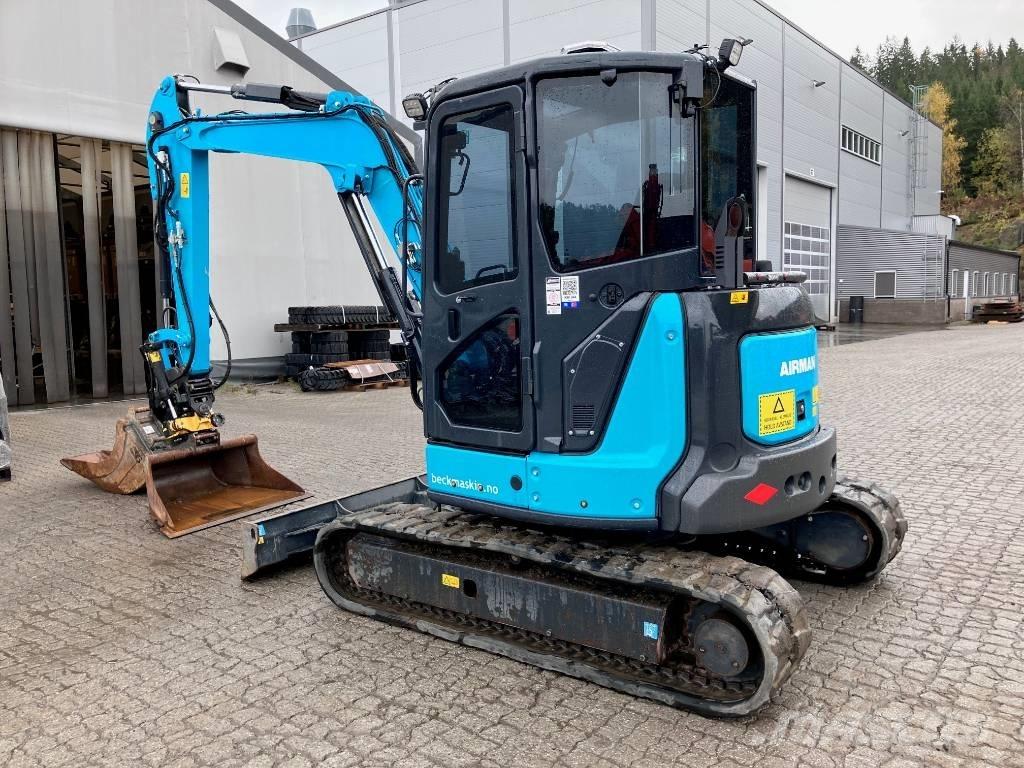 Airman AX 55 U-6 Mini ekskavatörler, 7 tona dek