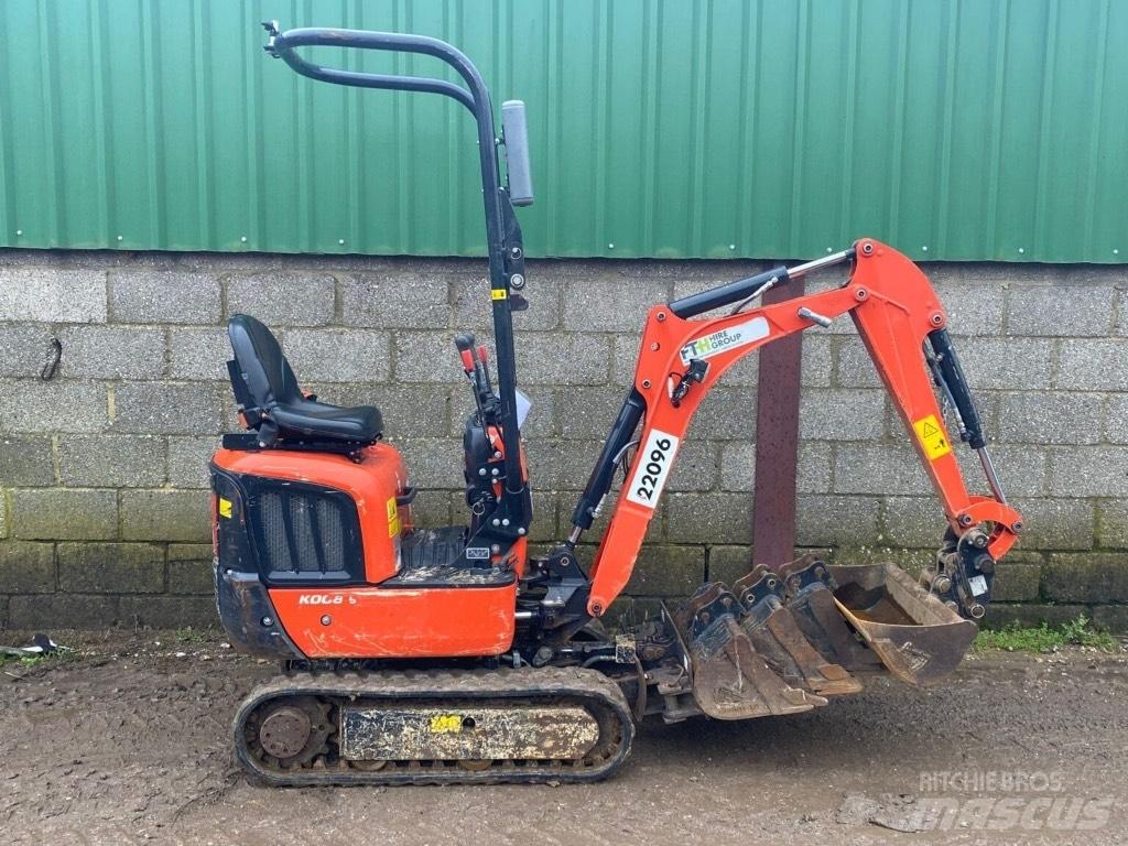 Kubota K008-5 Mini ekskavatörler, 7 tona dek