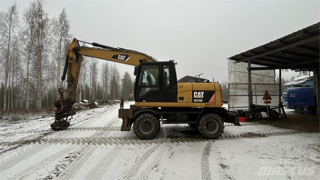 CAT 316 D Lastik tekerli ekskavatörler
