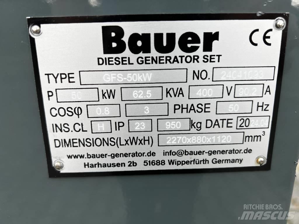 Bauer 69 KVA Dizel Jeneratörler