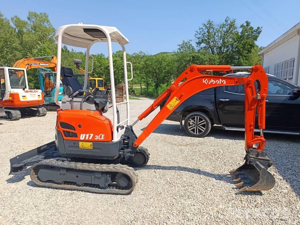 Kubota U 17-3A Mini ekskavatörler, 7 tona dek