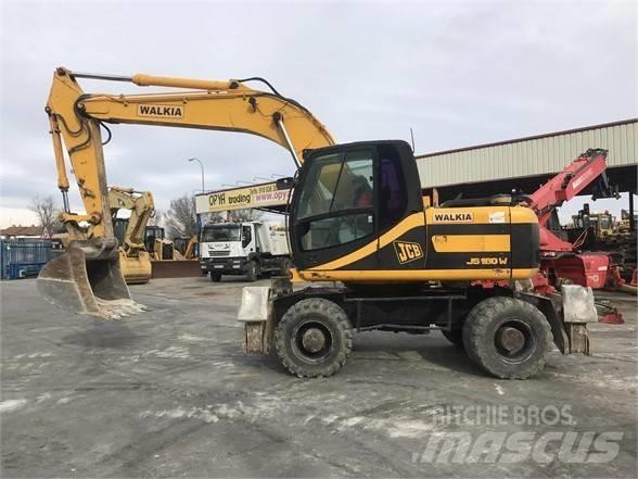 JCB JS 160 W Lastik tekerli ekskavatörler