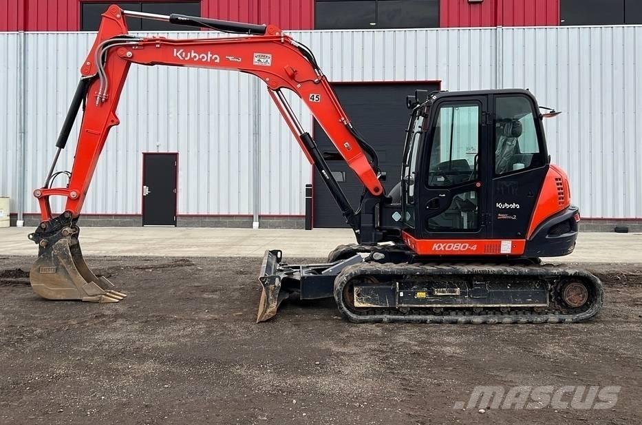 Kubota KX 080-4 Midi ekskavatörler 7 - 12 t