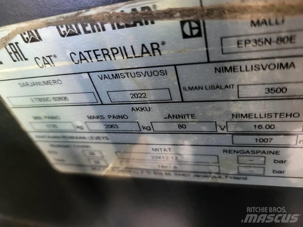 CAT EP35N Elektrikli forkliftler