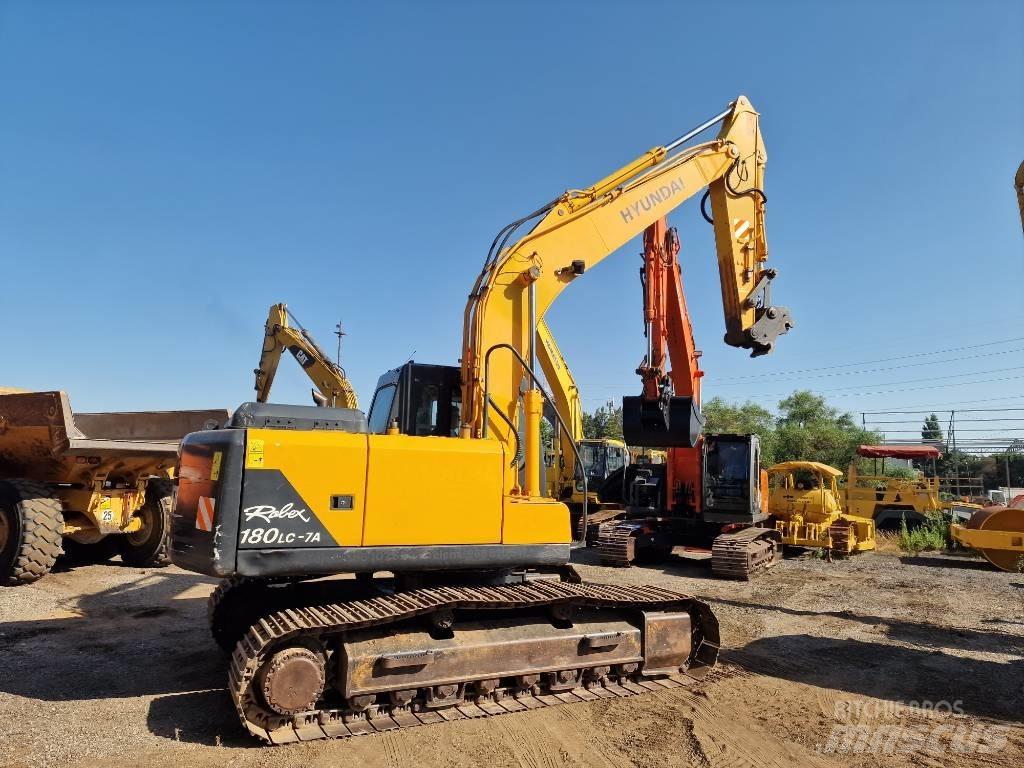 Hyundai R180LC-7 Paletli ekskavatörler