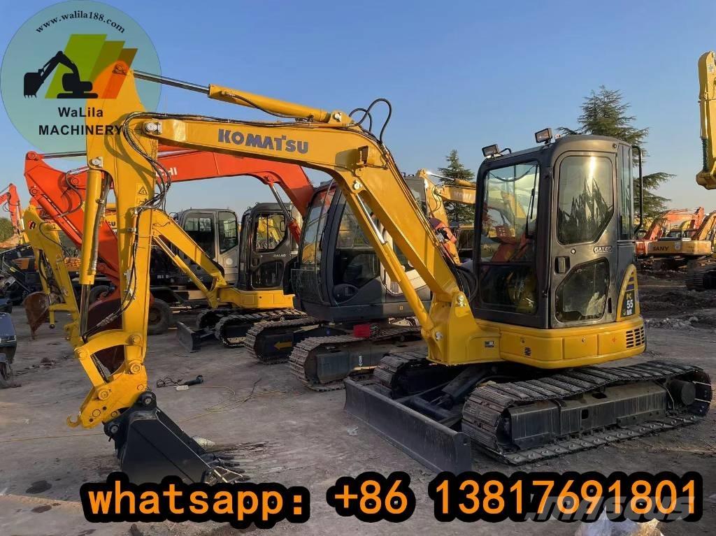 Komatsu PC 55 MR-3 Mini ekskavatörler, 7 tona dek