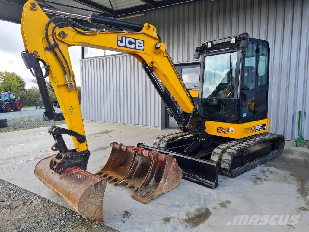 JCB 55 Z-1 Mini ekskavatörler, 7 tona dek