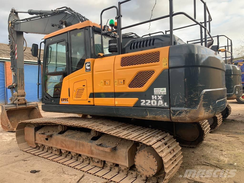 Hyundai HX220A L Paletli ekskavatörler