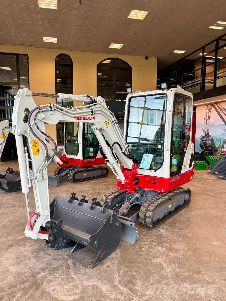 Takeuchi TB 225 Mini ekskavatörler, 7 tona dek