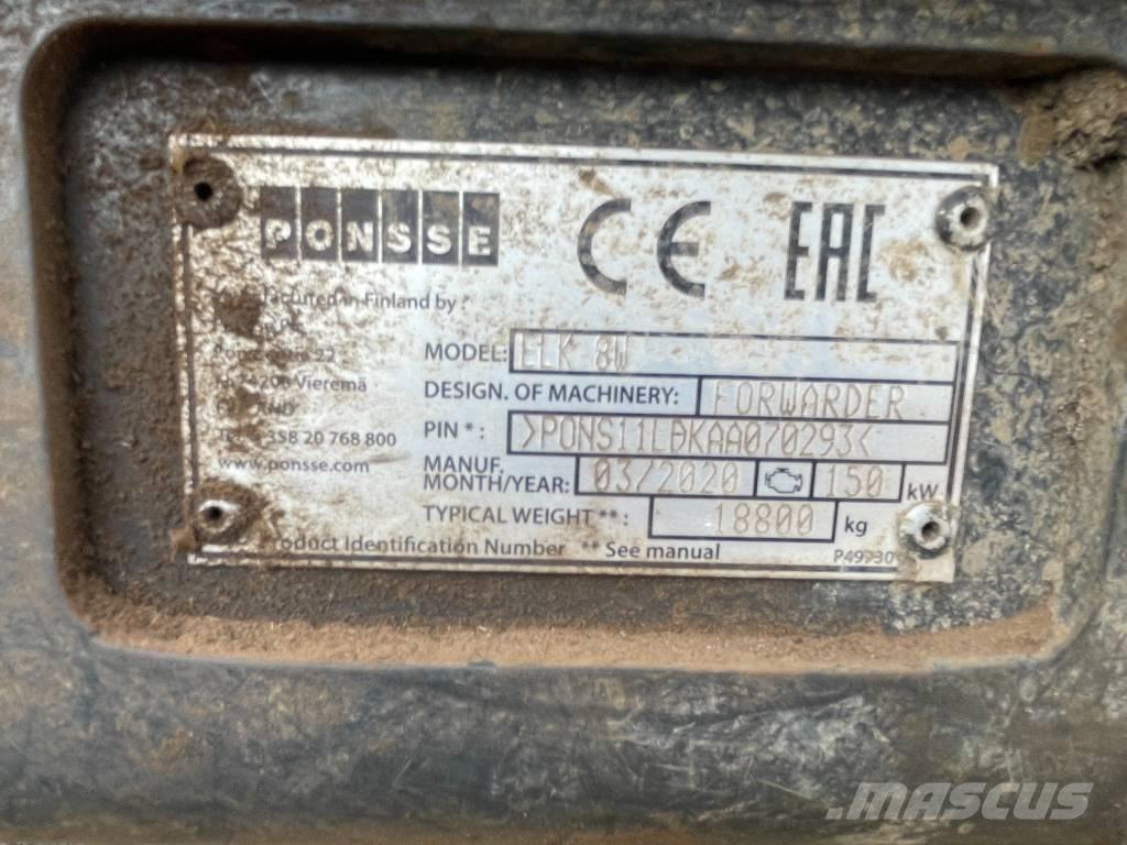 Ponsse Elk Tomruk yükleyici traktörler
