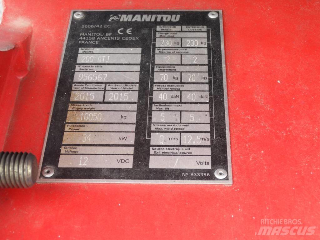 Manitou 200 ATJ Körüklü personel platformları