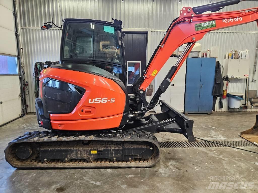 Kubota KX U56-5 Mini ekskavatörler, 7 tona dek