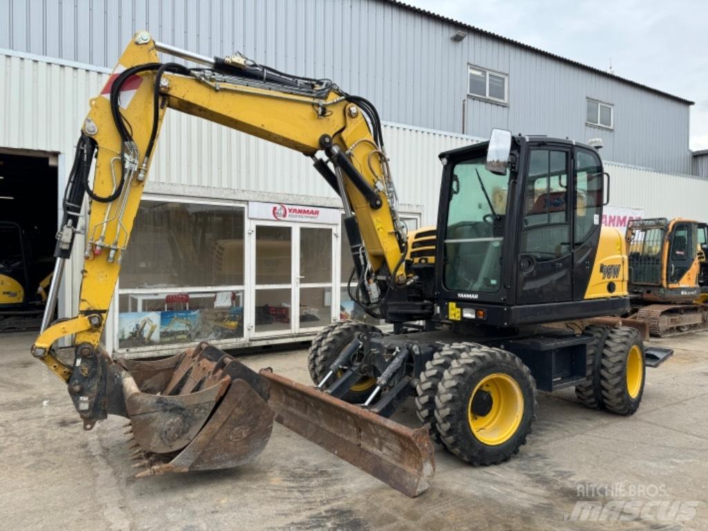 Yanmar B95W (40744) Lastik tekerli ekskavatörler