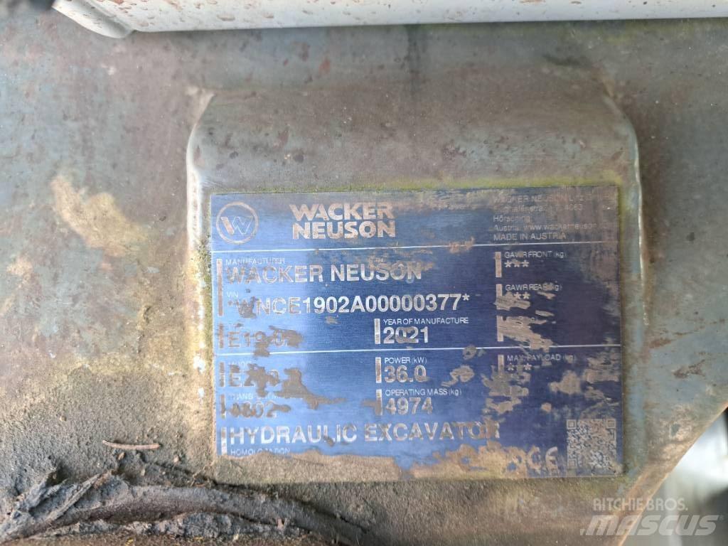 Wacker Neuson EZ50 Paletli ekskavatörler