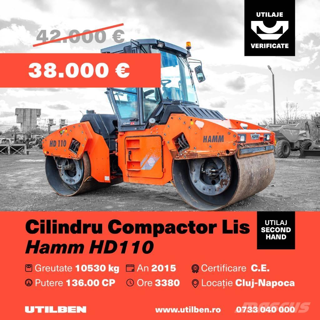 Hamm HD 110 Çift tamburlu silindirler