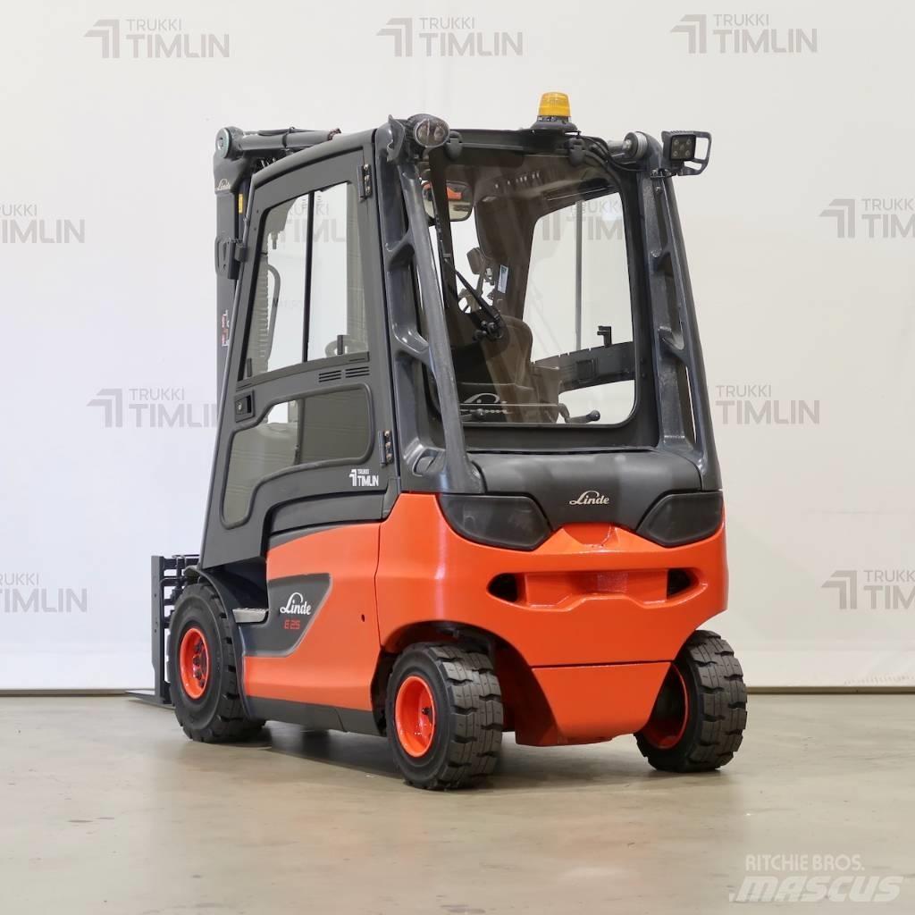 Linde E25-01 Elektrikli forkliftler
