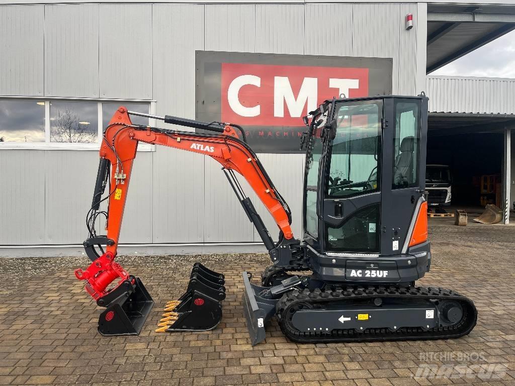 Atlas AC 25 UF Mini ekskavatörler, 7 tona dek