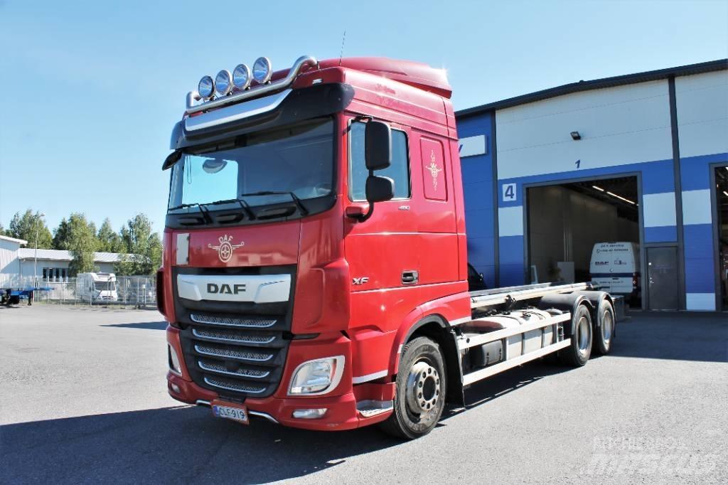 DAF XF 480 FAS 6x2 Römorklar, konteyner