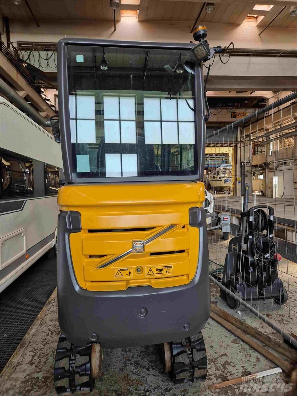 Volvo EC18C Mini ekskavatörler, 7 tona dek