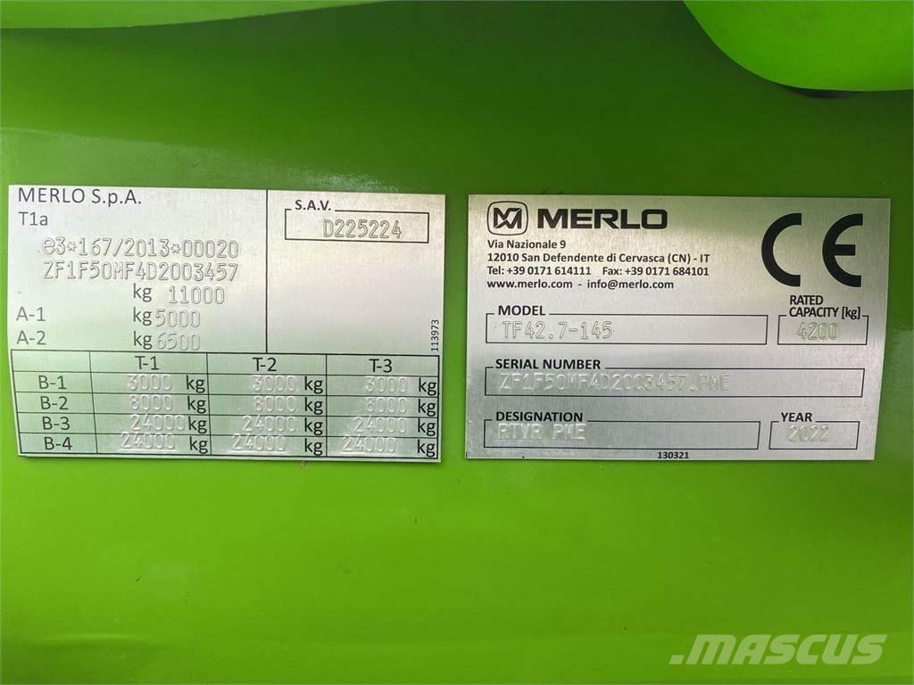 Merlo TF42.7 Tarimsal teleskopik yükleyiciler