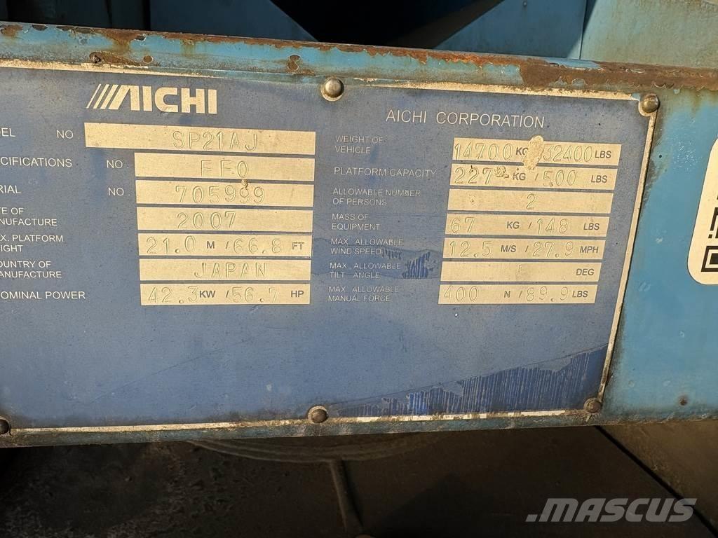 Aichi Sp21aj Teleskopik personel platformları