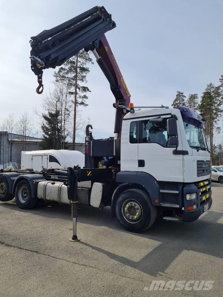 MAN TGA 26.480 Vinçli kamyonlar