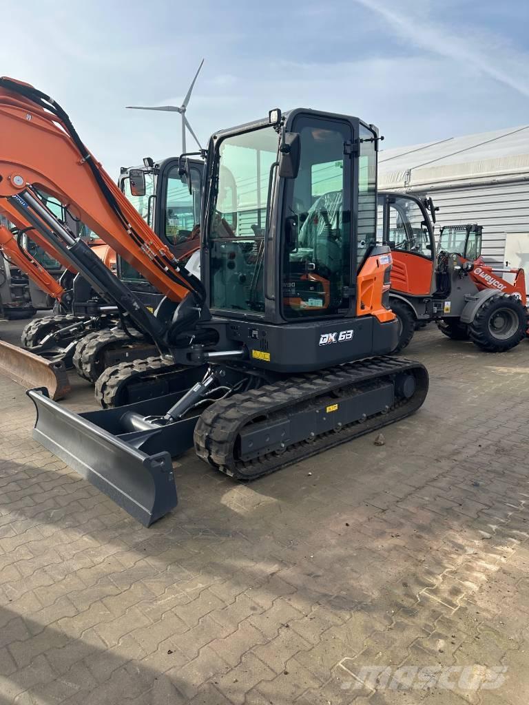 Develon DX 63-7 Mini ekskavatörler, 7 tona dek