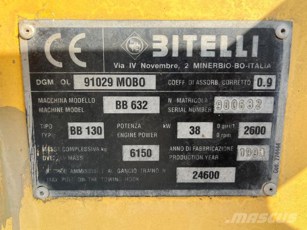 Bitelli BB 632 Asfalt sericiler