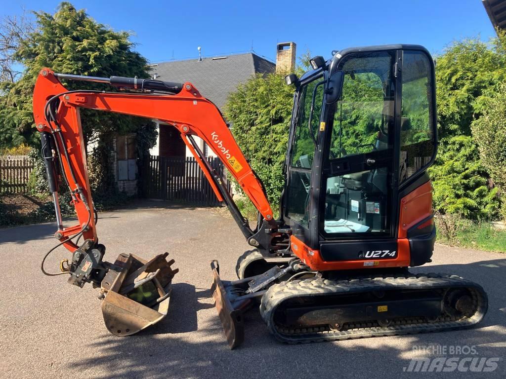 Kubota U 27 Mini ekskavatörler, 7 tona dek