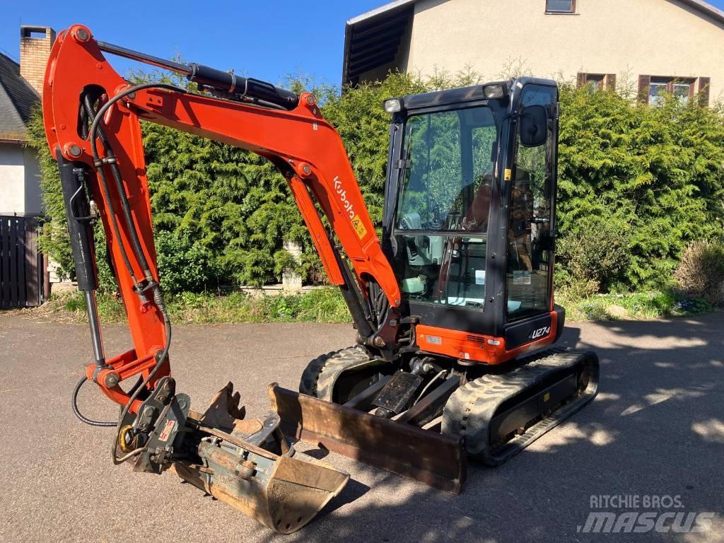 Kubota U 27 Mini ekskavatörler, 7 tona dek