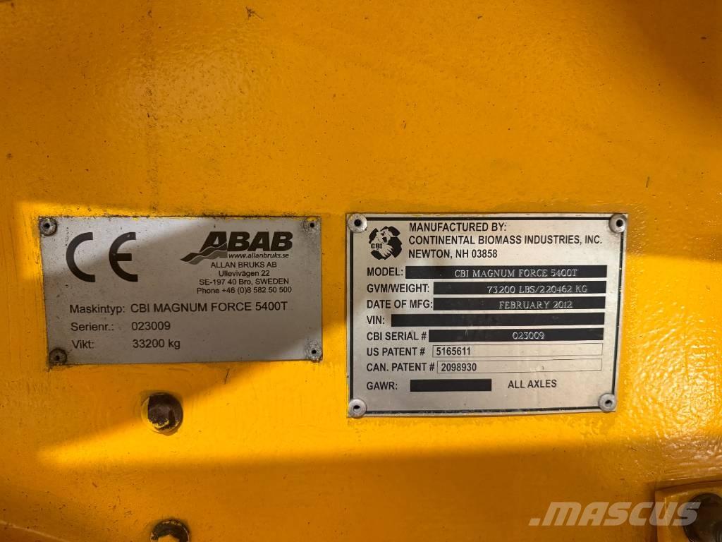 CBI 5400T Ağaç budama makineleri