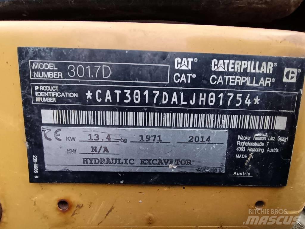 CAT 301.7D Mini ekskavatörler, 7 tona dek