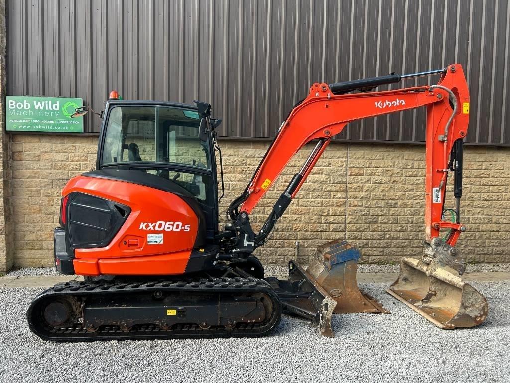 Kubota KX060-4 Mini ekskavatörler, 7 tona dek